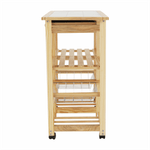 Casa si Gradina - Mobilier - Mese si birouri - Masute de cafea - Masuta de servire, natural, LUMBER - Infinity.ro