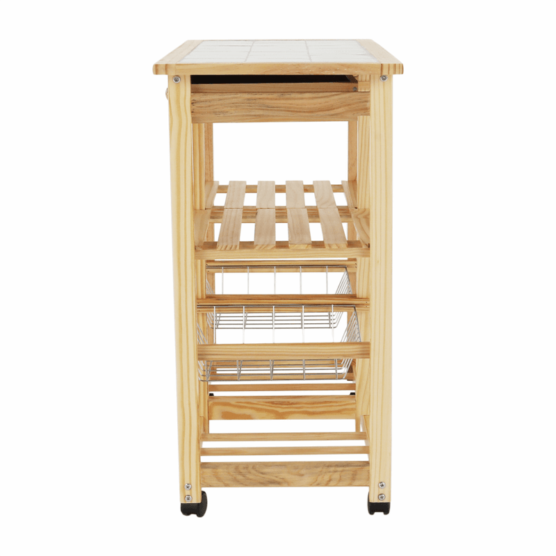 Casa si Gradina - Mobilier - Mese si birouri - Masute de cafea - Masuta de servire, natural, LUMBER - Infinity.ro