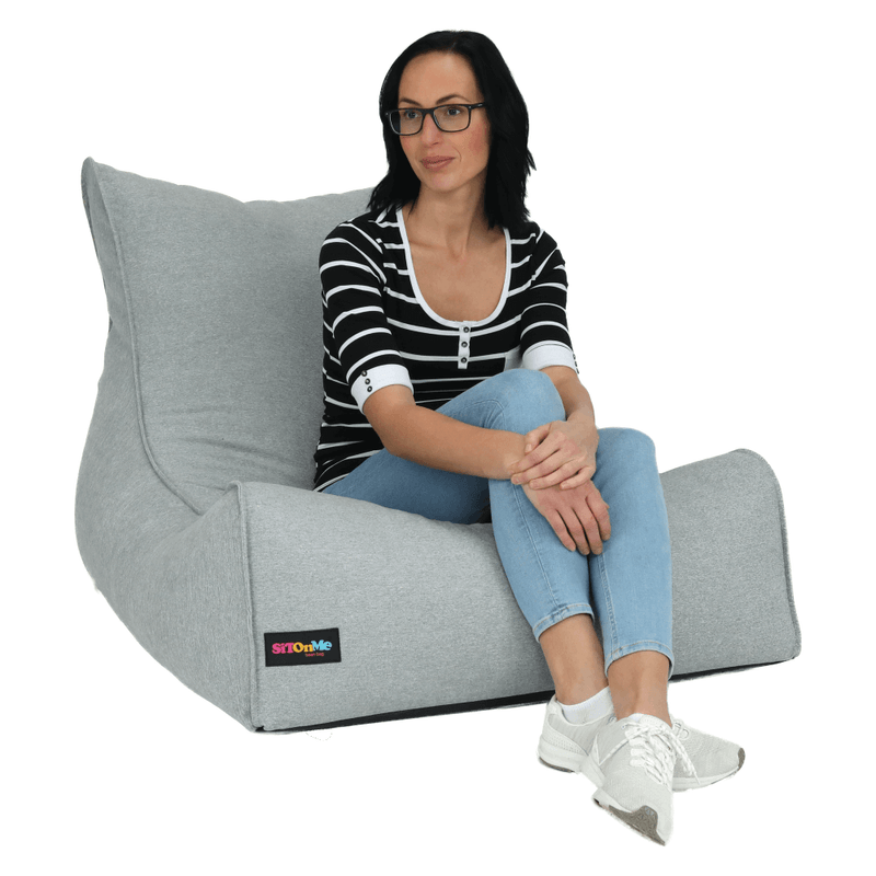 Casa si Gradina - Mobilier - Scaune si fotolii - Fotolii - Fotoliu tip sac, material textil gri deschis, EGALEO - Infinity.ro