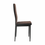Casa si Gradina - Mobilier - Scaune si fotolii - Scaune - Scaun bucatarie, maro inchis/negru, ENRA - Infinity.ro