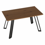 Casa si Gradina - Mobilier - Mese si birouri - Mese bucatarie si dining - Masa dining, stejar/negru, 140x80 cm, PEDAL - Infinity.ro