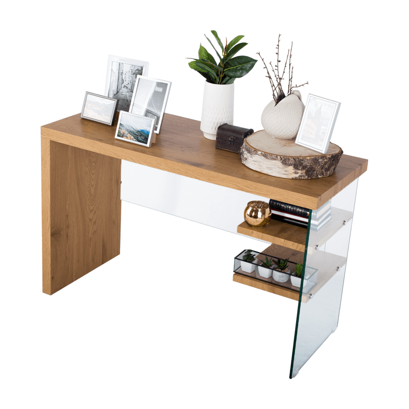 Casa si Gradina - Mobilier - Comode si corpuri - Console - Masa tip consola/masa de scris, stejar, ENRIK - Infinity.ro