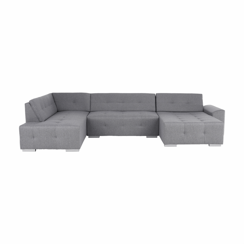 Casa si Gradina - Mobilier - Canapele si coltare - Canapele - Canapea, gri/mustar, model stanga, BELLIS U - Infinity.ro