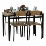 Casa si Gradina - Mobilier - Seturi de mobilier - Seturi mese si scaune - Set de luat masa 1 + 4, stejar artizanal, AMANDA - Infinity.ro