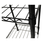 Casa si Gradina - Mobilier - Biblioteci si rafturi - Rafturi - Raft reglabil, negru, GELBAN - Infinity.ro