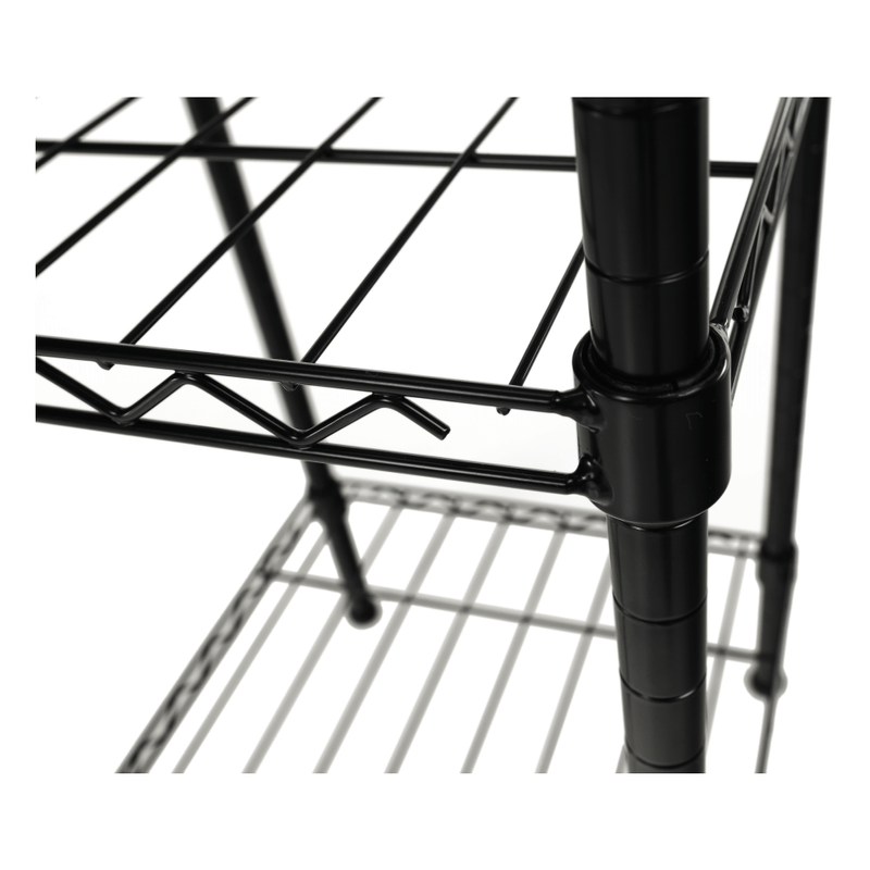 Casa si Gradina - Mobilier - Biblioteci si rafturi - Rafturi - Raft reglabil, negru, GELBAN - Infinity.ro