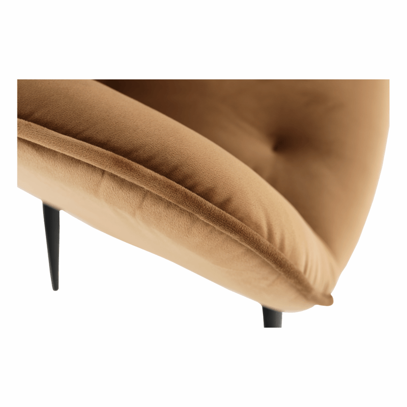 Casa si Gradina - Mobilier - Scaune si fotolii - Fotolii - Fotoliu de design, material textil Velvet maro, BERILIO - Infinity.ro