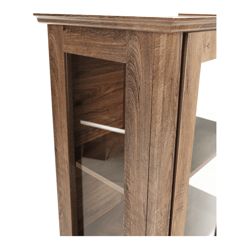 Casa si Gradina - Mobilier - Dulapuri si sifoniere - Dulapuri - Vitrina DA4, stejar lefkas, VILAR - Infinity.ro