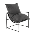 Casa si Gradina - Mobilier - Scaune si fotolii - Fotolii - Fotoliu modern, gri/negru, DEKER - Infinity.ro