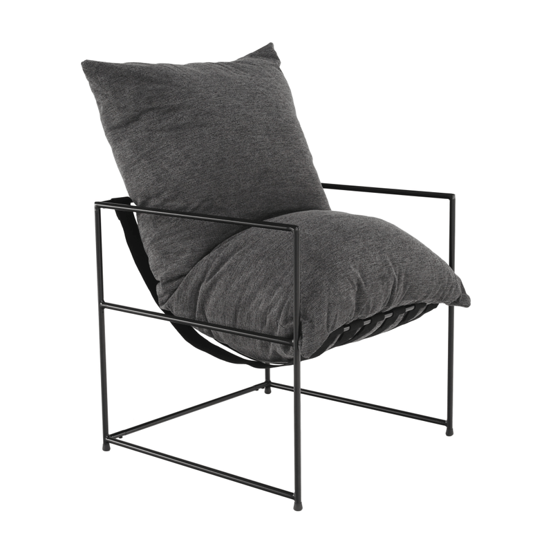 Casa si Gradina - Mobilier - Scaune si fotolii - Fotolii - Fotoliu modern, gri/negru, DEKER - Infinity.ro