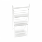 Casa si Gradina - Mobilier - Biblioteci si rafturi - Etajere - Etajera multifunctionala, alb, lemn masiv, ALASKA - Infinity.ro