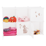 Casa si Gradina - Mobilier - Dulapuri si sifoniere - Dulapuri - Dulap pentru copii,  alb / model copii, DINOS - Infinity.ro