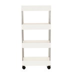 Casa si Gradina - Mobilier - Biblioteci si rafturi - Etajere - Etajera mobila, alb, DALEM - Infinity.ro