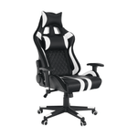 Casa si Gradina - Mobilier - Scaune si fotolii - Scaune - Scaun de birou / joc cu iluminare RGB, model negru / alb / culoare, ZOPA - Infinity.ro