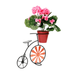 Casa si Gradina - Gradinarit si plante - Plante si ghivece - Ghivece si suporturi - Ghiveci RETRO in forma de bicicleta, visiniu / negru, SEMIL - Infinity.ro