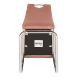 Casa si Gradina - Mobilier - Scaune si fotolii - Scaune - Scaun de luat masa, tesatura de catifea roz / cusaturi deschise, ABIRA NEW - Infinity.ro