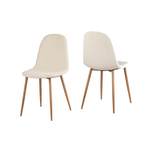 Casa si Gradina - Mobilier - Scaune si fotolii - Scaune - Scaun, tesatura catifea bej / fag, LEGA - Infinity.ro