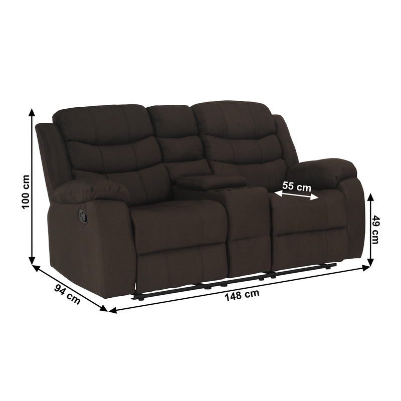 Casa si Gradina - Mobilier - Canapele si coltare - Canapele - Canapea 3+2+1, material textil maro, FABRON 2 NEW - Infinity.ro