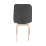 Casa si Gradina - Mobilier - Seturi de mobilier - Seturi mese si scaune - Set de masa, fag deschis / tesatura gri, GALIO 1 + 4 - Infinity.ro