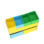 Casa si Gradina - Constructii - Depozitare, transport si protectie - Rafturi, fisete si vestiare - Organizator / raft pentru jucarii, multicolor / model, NOMITO TIP 2 - Infinity.ro