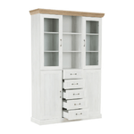 Casa si Gradina - Mobilier - Dulapuri si sifoniere - Dulapuri - Vitrina, pin nordic/stejar salbatic, ROYAL W2D - Infinity.ro