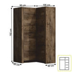 Casa si Gradina - Mobilier - Dulapuri si sifoniere - Dulapuri - Dulap de colt, frasin inchis, INFINITY 14 - Infinity.ro