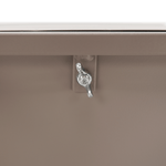Casa si Gradina - Gradinarit si plante - Plante si ghivece - Ghivece si suporturi - Ghiveci de flori din metal multifunctional, gri deschis Taupe, INDIZE TYP 3 WL4214 - Infinity.ro