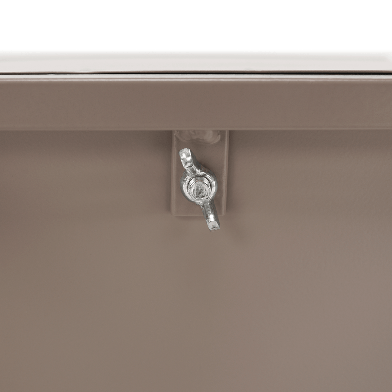Casa si Gradina - Gradinarit si plante - Plante si ghivece - Ghivece si suporturi - Ghiveci de flori din metal multifunctional, gri deschis Taupe, INDIZE TYP 3 WL4214 - Infinity.ro