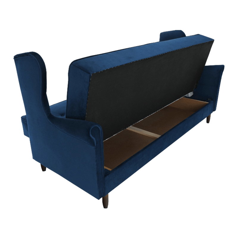 Casa si Gradina - Mobilier - Canapele si coltare - Coltare - Coltar extensibil, material textil albastru, COLUMBUS - Infinity.ro