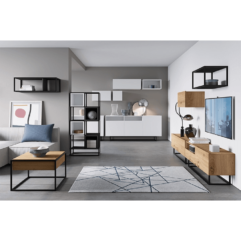 Casa si Gradina - Mobilier - Comode si corpuri - Comode - Comoda, grafit/negru, SPRING EK180 - Infinity.ro