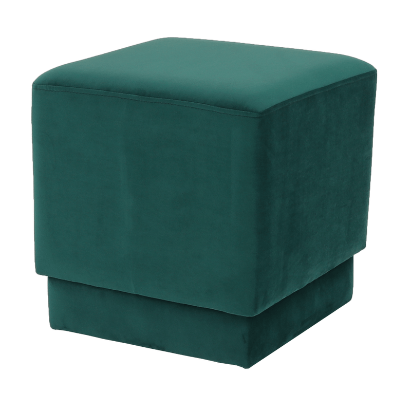 Casa si Gradina - Mobilier - Scaune si fotolii - Tabureti - Taburet, catifea Velvet smarald, ALIMA - Infinity.ro