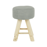 Casa si Gradina - Mobilier - Scaune si fotolii - Tabureti - Taburet, gri deschis/natural, KIKO - Infinity.ro
