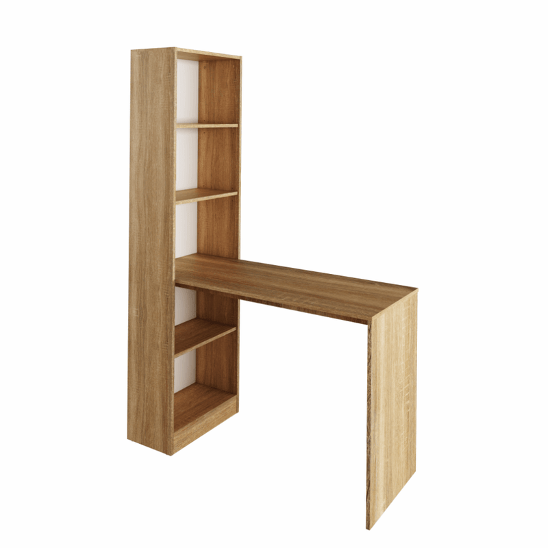 Casa si Gradina - Mobilier - Mese si birouri - Birouri - Masa (birou) multifunctionala, stejar sonoma, 125x50 cm, JASMIN - Infinity.ro
