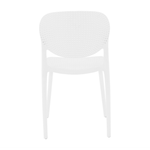 Casa si Gradina - Gradina si terasa - Mobilier exterior - Scaune si sezlonguri gradina - Scaun stivuibil, alb, FEDRA - Infinity.ro