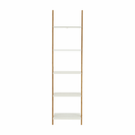 Casa si Gradina - Mobilier - Biblioteci si rafturi - Etajere - Etajera, alb/bambus, GAPA TYP 3 - Infinity.ro