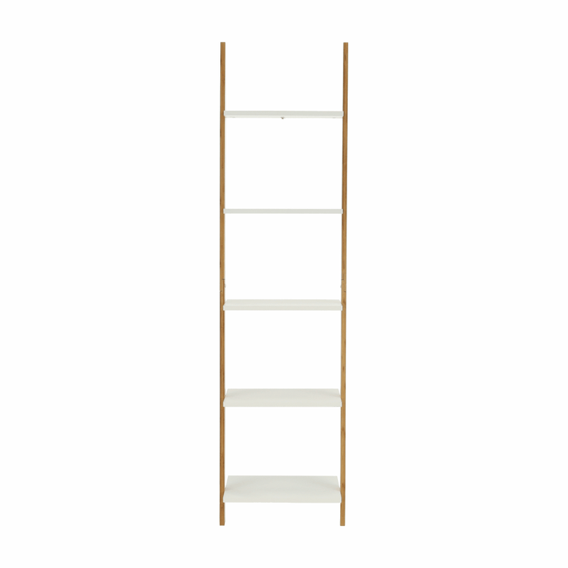 Casa si Gradina - Mobilier - Biblioteci si rafturi - Etajere - Etajera, alb/bambus, GAPA TYP 3 - Infinity.ro