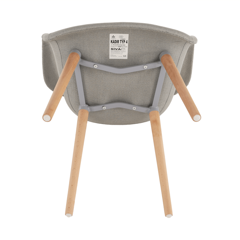 Casa si Gradina - Mobilier - Scaune si fotolii - Fotolii - Fotoliu de design, gri/fag, KADIR NEW TIP 4 - Infinity.ro