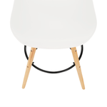 Casa si Gradina - Mobilier - Scaune si fotolii - Scaune - Scaun de bar, alb/fag, CARBRY 2 NEW - Infinity.ro