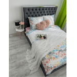 Casa si Gradina - Mobilier - Paturi si accesorii - Paturi - Pat, gri inchis, 180x200, NADIA - Infinity.ro
