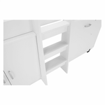 Casa si Gradina - Mobilier - Mobilier copii - Patuturi copii - Pat combinat pentru camera copiilor, alb, FANY - Infinity.ro
