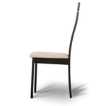 Casa si Gradina - Mobilier - Scaune si fotolii - Scaune - Scaun din lemn, wenge/textil bej magnolie, DESI NEW - Infinity.ro