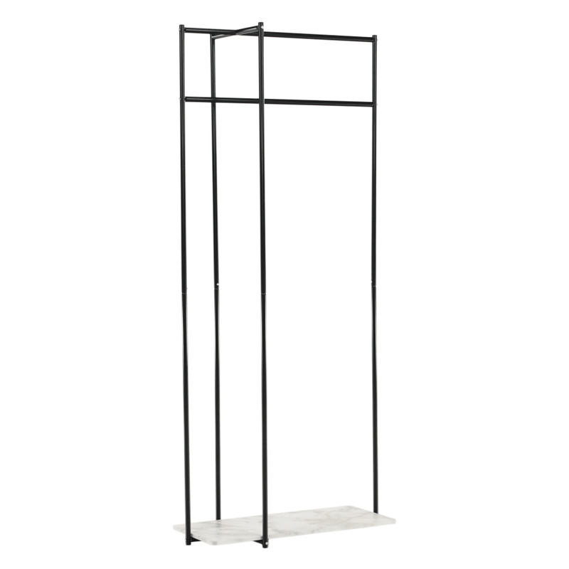 Casa si Gradina - Mobilier - Organizare si depozitare - Cuiere - Cuier modern, negru/marmura, DEBRO - Infinity.ro