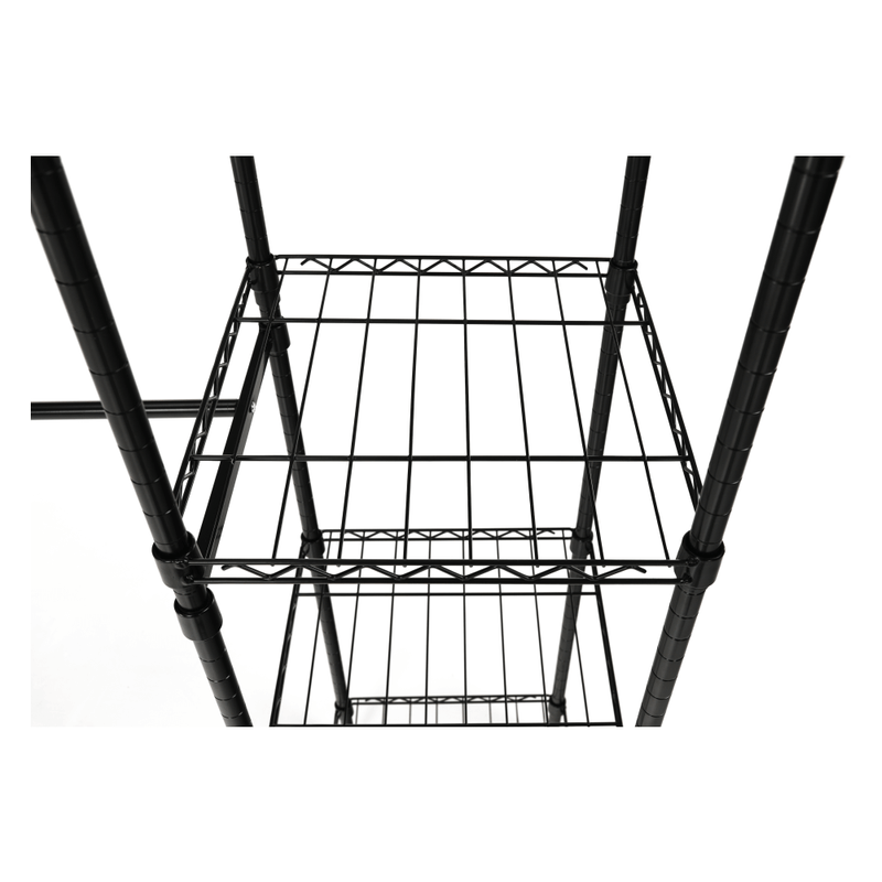 Casa si Gradina - Mobilier - Biblioteci si rafturi - Rafturi - Raft reglabil, negru, GELBAN - Infinity.ro