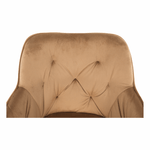 Casa si Gradina - Mobilier - Scaune si fotolii - Fotolii - Fotoliu de design, material textil Velvet maro, BERILIO - Infinity.ro
