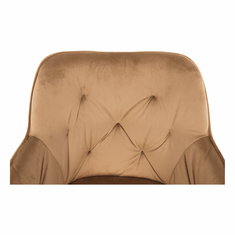 Casa si Gradina - Mobilier - Scaune si fotolii - Fotolii - Fotoliu de design, material textil Velvet maro, BERILIO - Infinity.ro