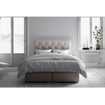 Casa si Gradina - Mobilier - Paturi si accesorii - Paturi - Pat boxspring, bej, 180x200, ESHLY - Infinity.ro