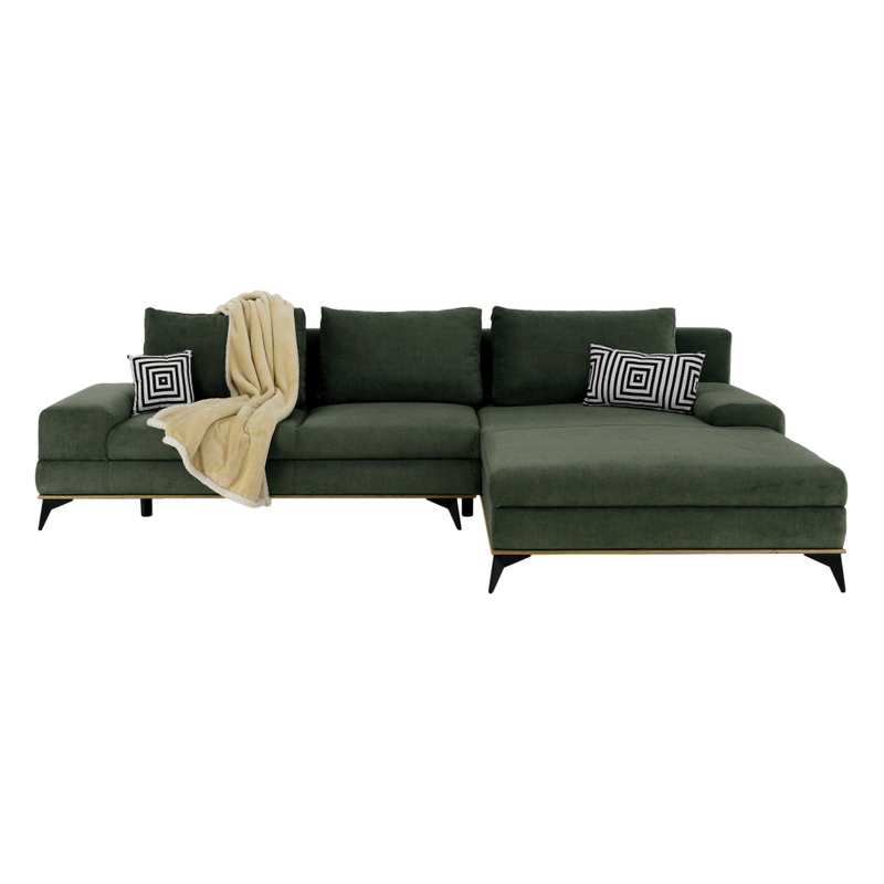Casa si Gradina - Mobilier - Canapele si coltare - Canapele - Canapea, verde, model dreapta, SELBY - Infinity.ro