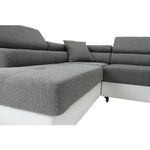 Casa si Gradina - Mobilier - Canapele si coltare - Coltare - Coltar, alb/gri, model stanga, AMARETO NEW - Infinity.ro