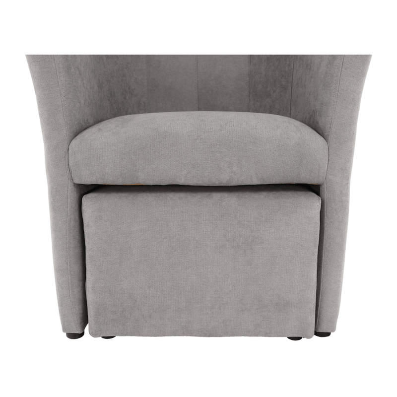 Casa si Gradina - Mobilier - Scaune si fotolii - Fotolii - Fotoliu de club cu taburet, gri, ROSE - Infinity.ro