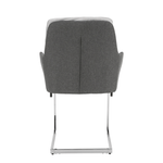 Casa si Gradina - Mobilier - Scaune si fotolii - Scaune - Scaun bucatarie, catifea Velvet gri/material textil, CHIMENA - Infinity.ro